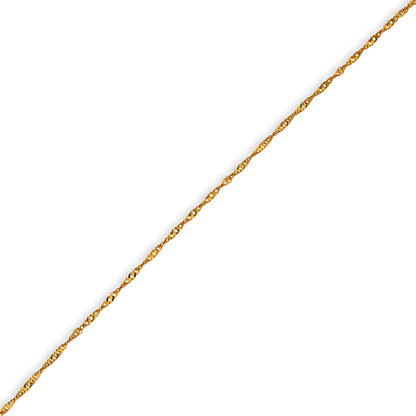 Gold Anklet 21KT - FKJANKL21KU6073