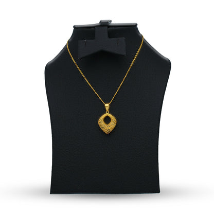 Gold Necklace (Chain with Pendant) 21KT - FKJNKL21KU6067