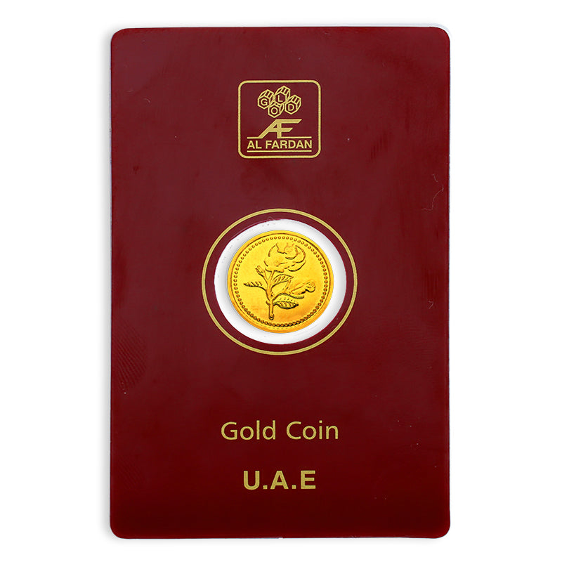 Gold 1 Gram Coin 24KT 999.9 Purity - FKJCON24KU6074