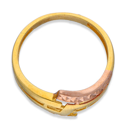 Tri Tone Gold Ring 21KT - FKJRN21KU2112