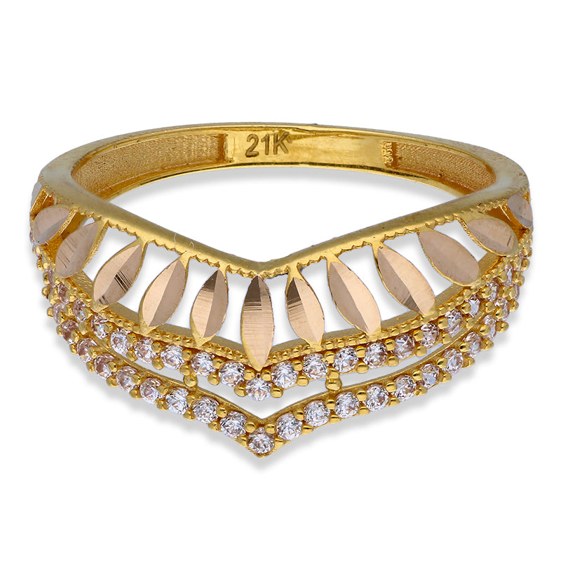 Gold Ring 21KT - FKJRN21KU2115