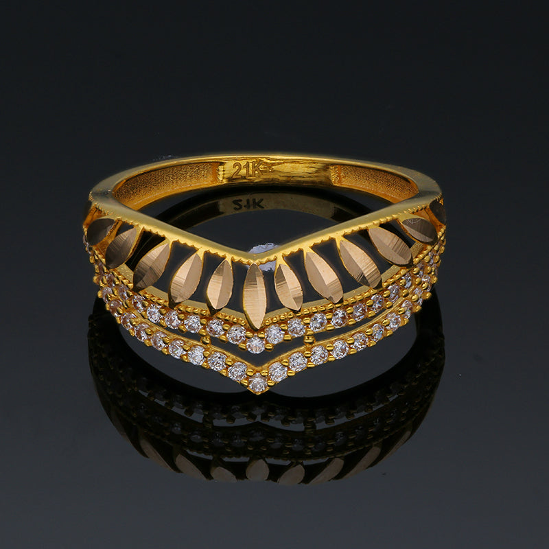 Gold Ring 21KT - FKJRN21KU2115