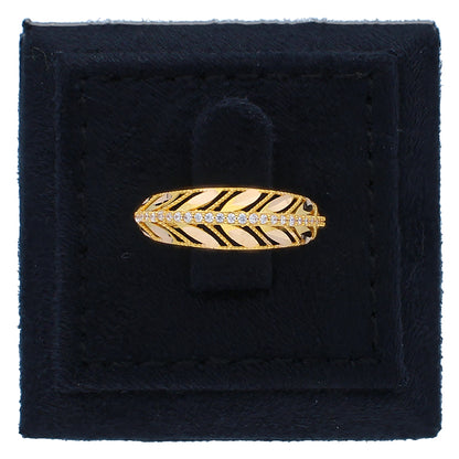 Gold Leaf Ring 21KT - FKJRN21KU2109