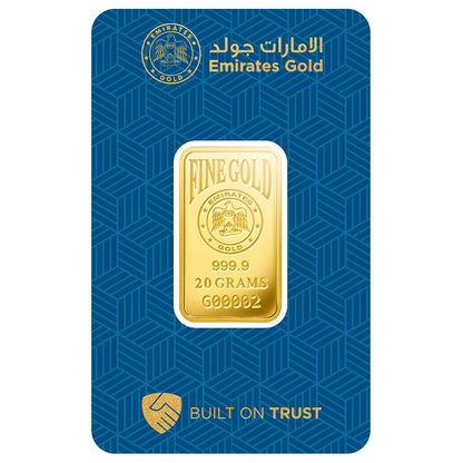 Emirates 20 Grams 999.9 Purity Gold Bar - FKJGBR24K2199