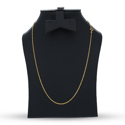 Gold Figaro Chain 21KT - FKJCN21KU3009