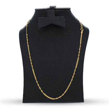 Gold Disco Chain 21KT - FKJCN21KU3007