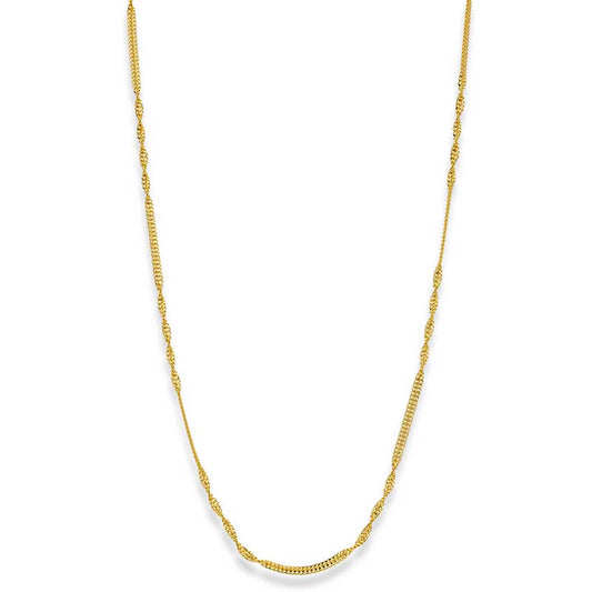 Gold Disco Chain 21KT - FKJCN21KU3007
