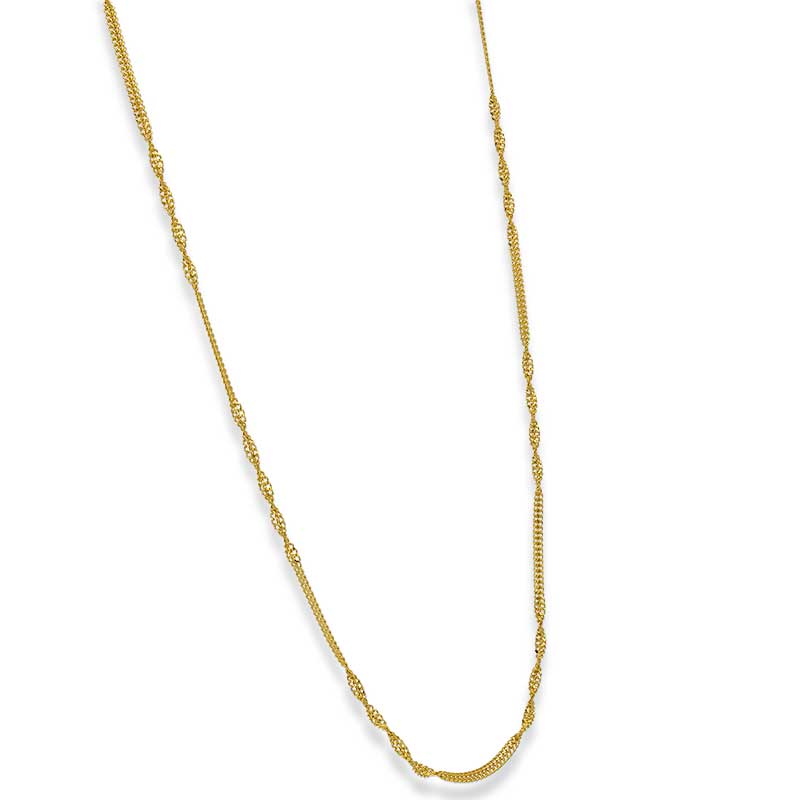 Gold Disco Chain 21KT - FKJCN21KU3007