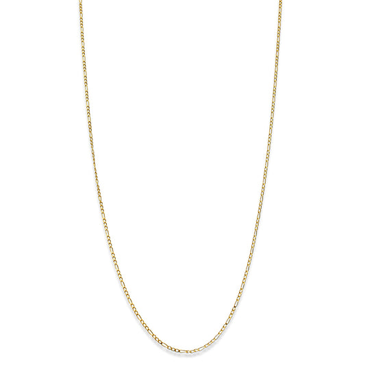 Gold Figaro Chain 21KT - FKJCN21KU3009