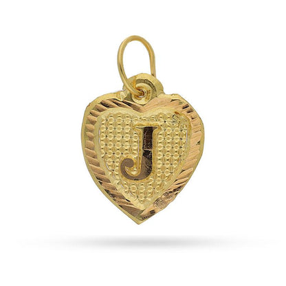 Gold Alphabet Pendant 18KT - FKJPND1452