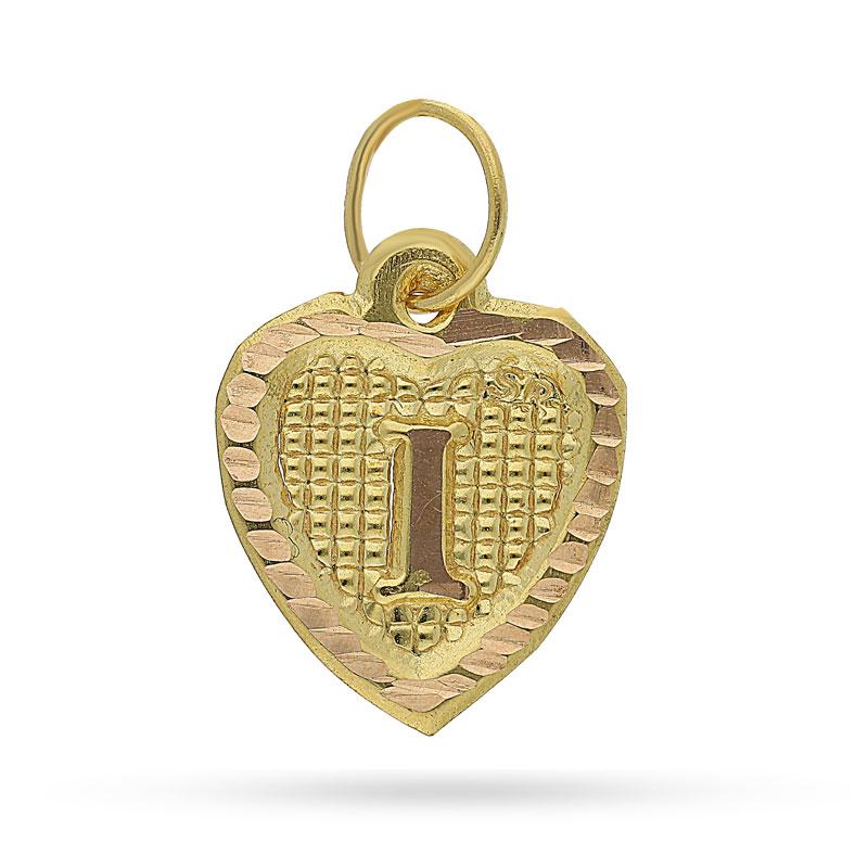 Gold Alphabet Pendant 18KT - FKJPND1452