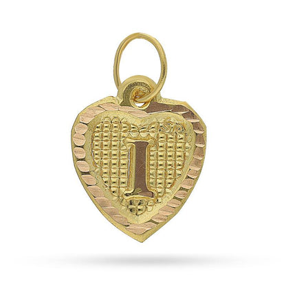 Gold Alphabet Pendant 18KT - FKJPND1452
