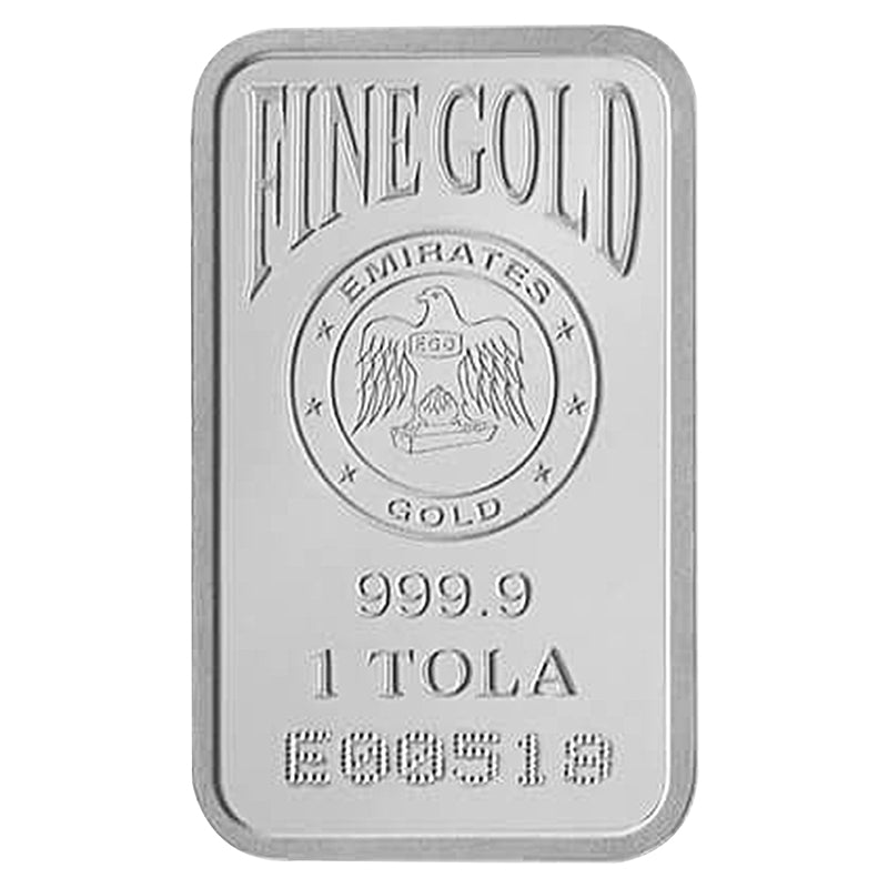Emirates 1 Tola Silver Bar in 999 Silver - FKJGBRSLU6108