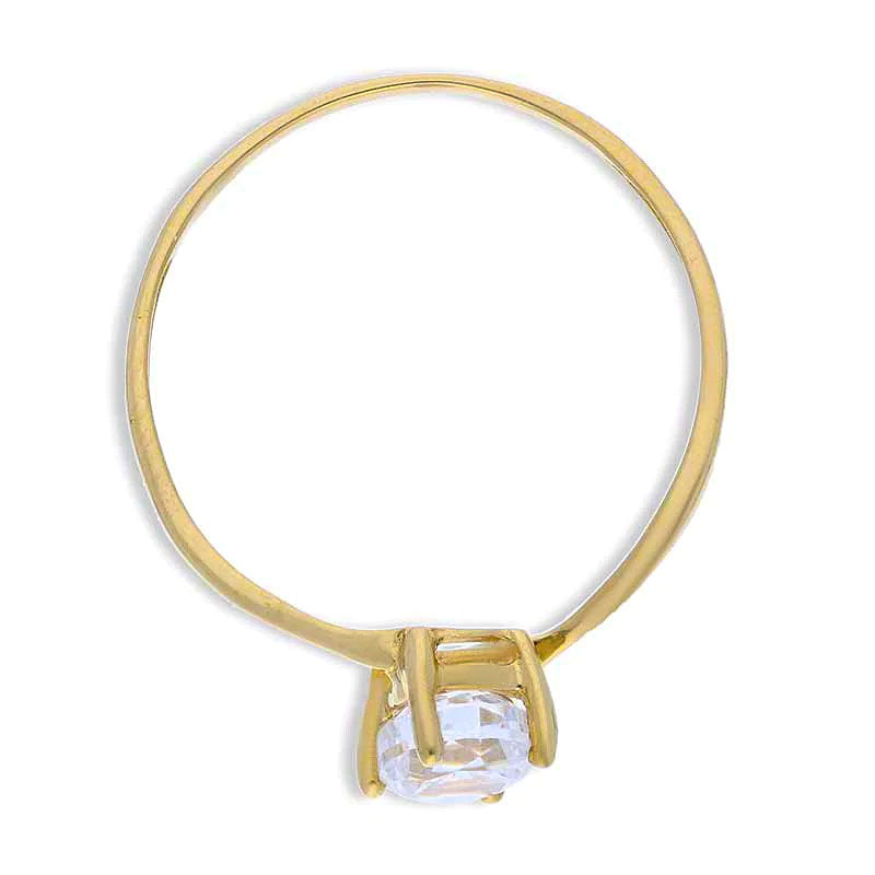 Gold Solitaire Ring 18KT - FKJRN18KU2086
