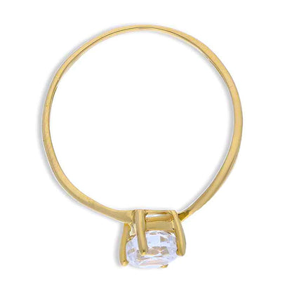 Gold Solitaire Ring 18KT - FKJRN18KU2086