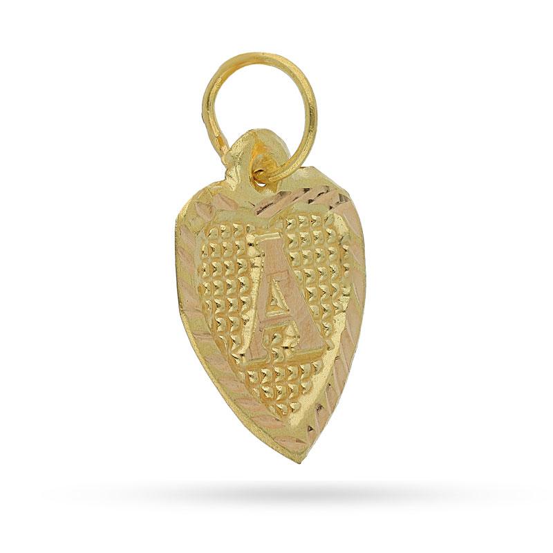 Gold Alphabet Pendant 18KT - FKJPND1452