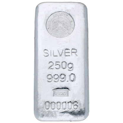 Emirates 250 Grams Silver Bar in 999 Silver - FKJGBRSL2184