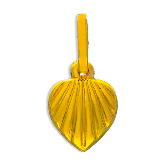 Gold Heart Pendant 18KT - FKJPND18KU1052