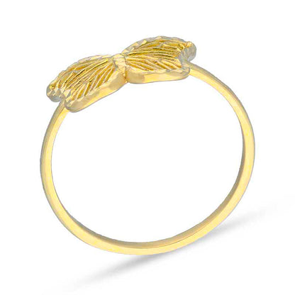 Gold Butterfly Ring 18KT - FKJRN18KU2095