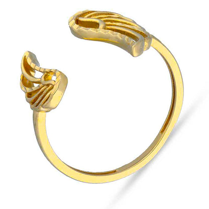 Gold Wings Shaped Ring 18KT - FKJRN18KU2100