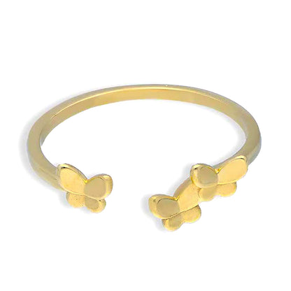 Gold Butterfly Ring 18KT - FKJRN18KU2102