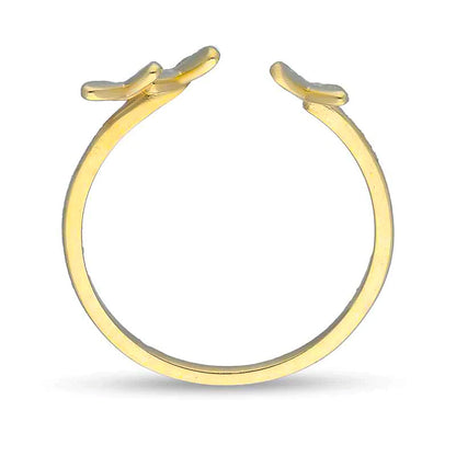Gold Butterfly Ring 18KT - FKJRN18KU2102