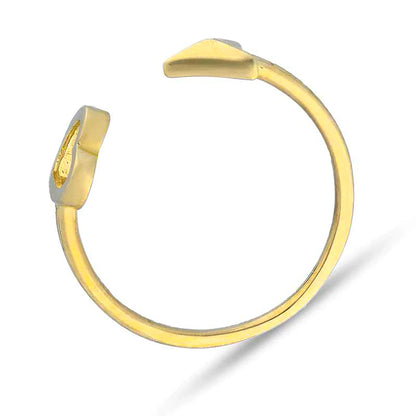Gold Heart and Arrow Ring 18KT - FKJRN18KU2106