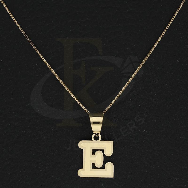 Gold Necklace (Chain With Alphabet Pendant) 18Kt - Fkjnkl18K2260 Necklaces
