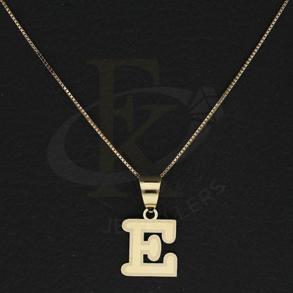 Gold Necklace (Chain With Alphabet Pendant) 18Kt - Fkjnkl18K2260 Necklaces