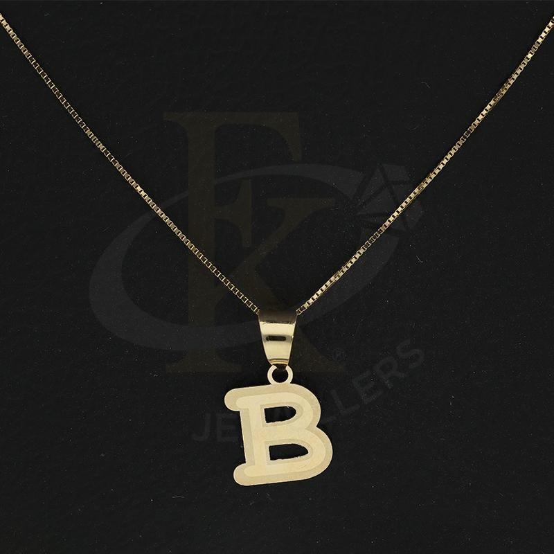 Gold Necklace (Chain With Alphabet Pendant) 18Kt - Fkjnkl18K2260 Necklaces