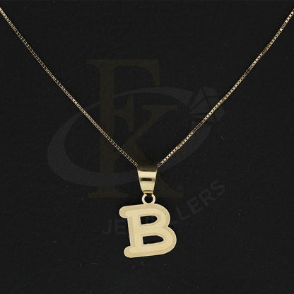 Gold Necklace (Chain With Alphabet Pendant) 18Kt - Fkjnkl18K2260 Necklaces
