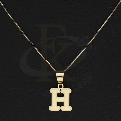 Gold Necklace (Chain With Alphabet Pendant) 18Kt - Fkjnkl18K2260 Necklaces