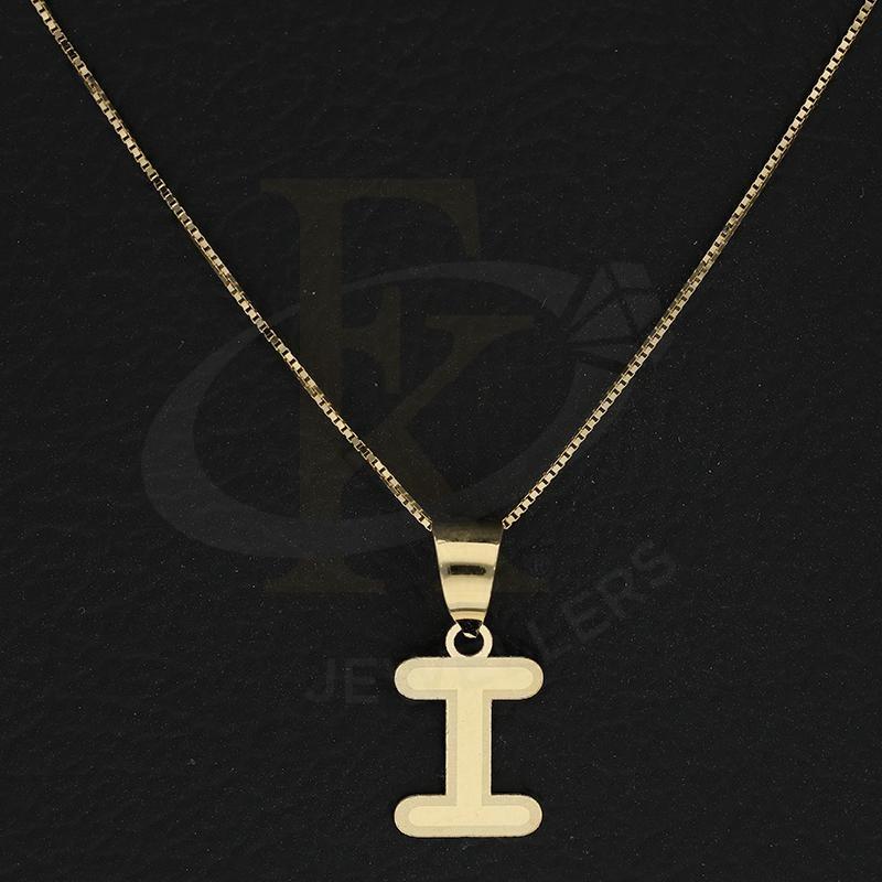 Gold Necklace (Chain With Alphabet Pendant) 18Kt - Fkjnkl18K2260 Necklaces