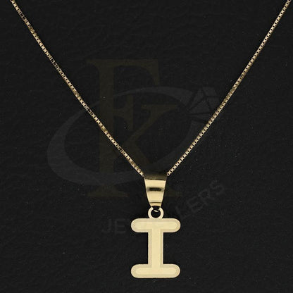 Gold Necklace (Chain With Alphabet Pendant) 18Kt - Fkjnkl18K2260 Necklaces