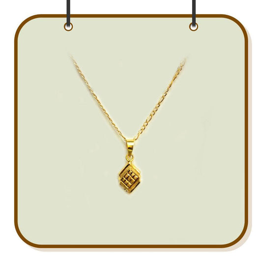 Gold Necklace (Chain with Pendant) 18KT - FKJNKL1200-fkjewellers