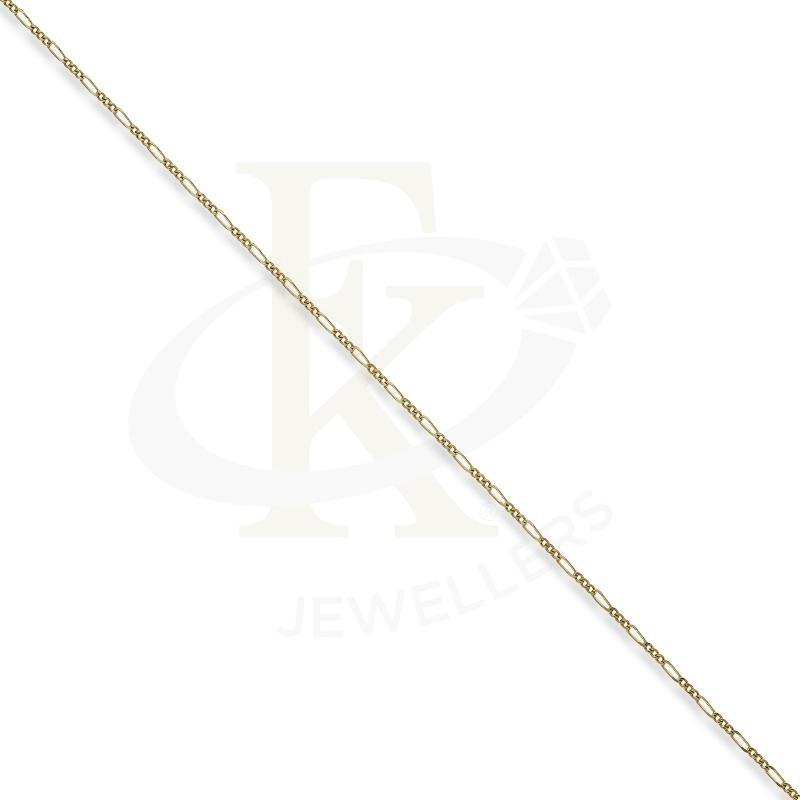 Gold Thin Figaro Chain Bracelet 18Kt - Fkjbrl18K2418 Bracelets